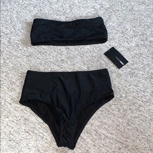 Fashion nova:The perfect Tan bikini- black